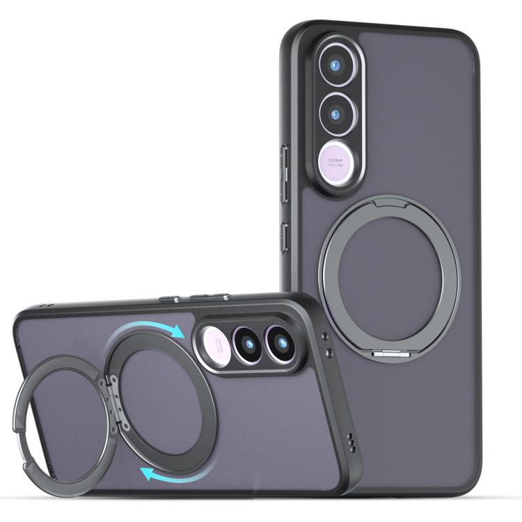 Armor Magnetic Holder PC Hybrid TPU Phone Case, For vivo S50 Pro mini / X300 FE Russia, For vivo V70 FE 5G, For vivo X300 Ultra, For vivo V70 / S50 5G