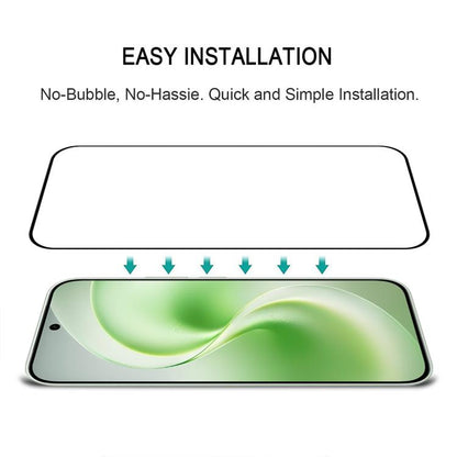 High Aluminum Full Screen Silk Printing Tempered Glass Film, Support Fingerprint Unlocking, For vivo S60 5G, For vivo S60 Vitality 5G, For vivo Y600 Turbo 5G, For vivo X300 FE 5G Russia, For vivo iQOO 15T 5G, For vivo Y600 Pro 5G, For vivo T5 Pro 5G