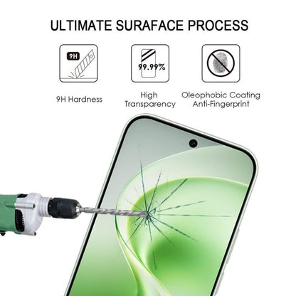 25pcs High Aluminum Full Screen Silk Printing Tempered Glass Film, Support Fingerprint Unlocking, For vivo S60 5G, For vivo Y600 Turbo 5G, For vivo S60 Vitality 5G, For vivo X300 FE 5G Russia, For vivo iQOO 15T 5G, For vivo Y600 Pro 5G, For vivo T5 Pro 5G