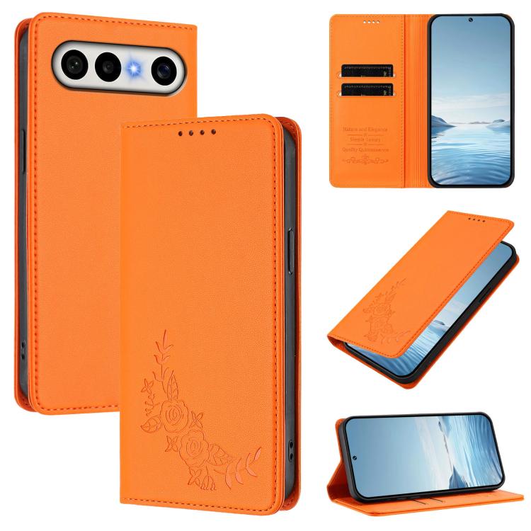 Peony Embossed Magnetic RFID Vegan Leather Phone Case, For vivo S50 Pro mini / X300 FE 5G Russia, For vivo Y27 4G / 5G 2023 Global