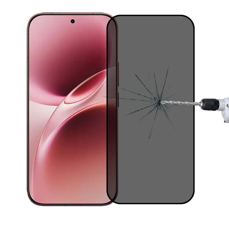Full Cover Anti-peeping Tempered Glass Film, Support Fingerprint Unlocking, For vivo S60 5G, For vivo S60 Vitality 5G, For vivo Y600 Turbo 5G, For vivo X300 FE 5G Russia, For vivo iQOO 15T 5G, For vivo X300s, For vivo V70