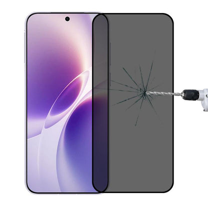 Full Cover Anti-peeping Tempered Glass Film, Support Fingerprint Unlocking, For vivo S60 5G, For vivo S60 Vitality 5G, For vivo Y600 Turbo 5G, For vivo X300 FE 5G Russia, For vivo iQOO 15T 5G, For vivo X300s, For vivo V70
