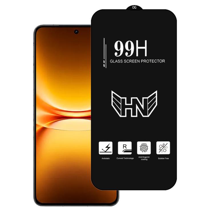 0.18mm High Aluminum Large Arc Full Screen Tempered Glass Film, Support Fingerprint Unlocking, For vivo S60 5G, For vivo S60 Vitality 5G, For vivo Y600 Turbo 5G, For vivo X300 FE 5G Russia, For vivo iQOO 15T 5G
