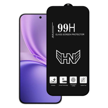 0.18mm High Aluminum Large Arc Full Screen Tempered Glass Film, Support Fingerprint Unlocking, For vivo S60 5G, For vivo S60 Vitality 5G, For vivo Y600 Turbo 5G, For vivo X300 FE 5G Russia, For vivo iQOO 15T 5G