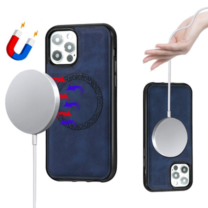 Retro Business Round Embossing Magnetic PU + TPU Protective Case, For iPhone 12 mini, For iPhone 12 / 12 Pro, For iPhone 12 Pro Max Apple Accessories engret3957 More iPhone Cases - APEXEL INDIA - Mobile Lens - Mobile Camera Lens - Cellphone Accessories - Phone Lens - Smartphone Lens