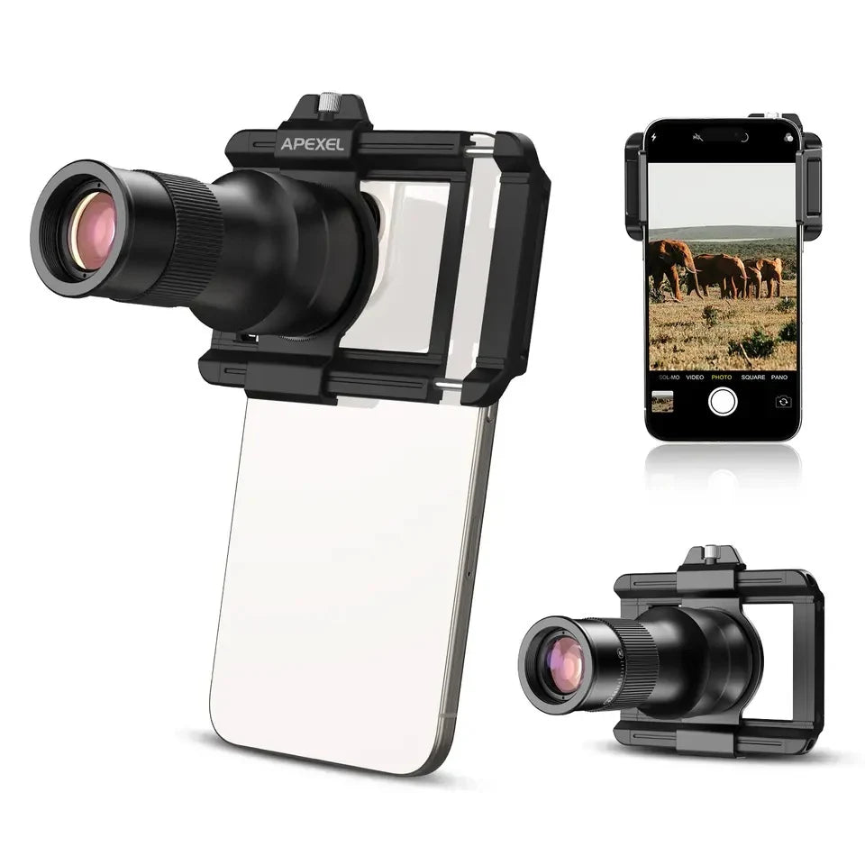 [NEW] Apexel 6x TeleMacro Lens for Mobile Macro Zoom - APEXEL INDIA - Mobile Lens - Mobile Camera Lens - Cellphone Accessories - Phone Lens - Smartphone Lens