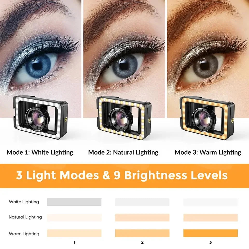 [New] Apexel 100mm Upgraded Mobile Macro Lens + LED Light + Mobile Holder
