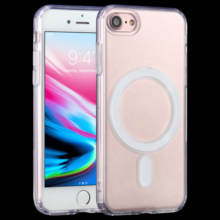 For iPhone SE 2020 / 8 Magsafe Case Simple Magnetic Ring All-inclusive Clear Crystal Acrylic PC +TPU Shockproof Case, For iPhone SE 2020 Apple Accessories engfor3890 More iPhone Cases - APEXEL INDIA - Mobile Lens - Mobile Camera Lens - Cellphone Accessories - Phone Lens - Smartphone Lens