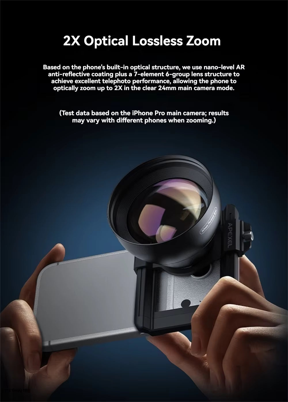 [New] Apexel 50mm Portrait Lens for Smartphones [2026]