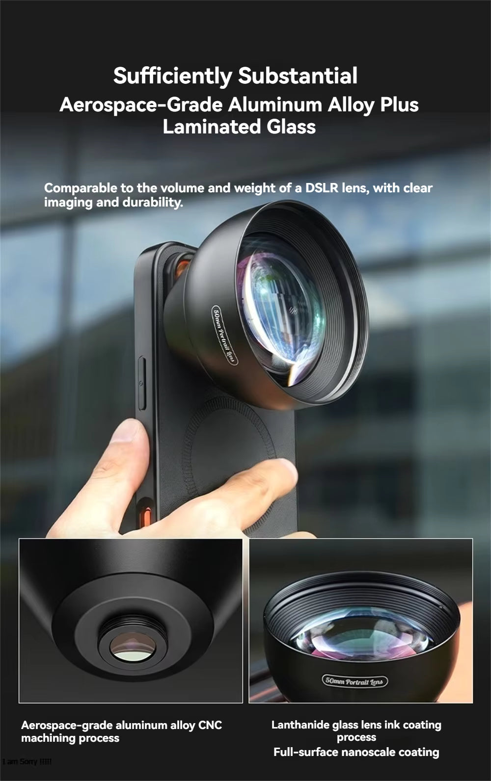 [New] Apexel 50mm Portrait Lens for Smartphones [2026]
