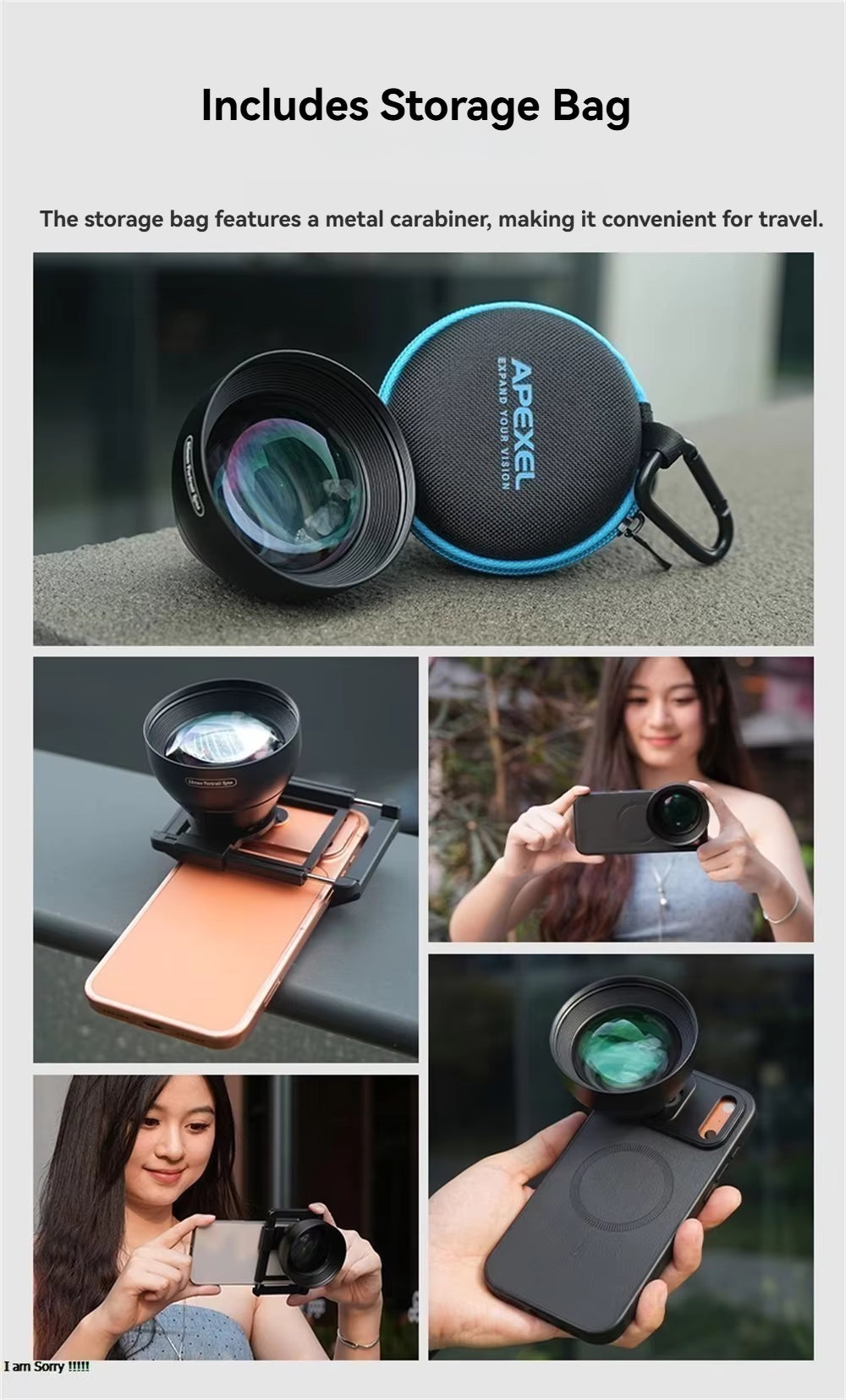 [New] Apexel 50mm Portrait Lens for Smartphones [2026]