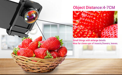 [New] Apexel 100mm Upgraded Mobile Macro Lens + CPL Filter + Mobile Holder