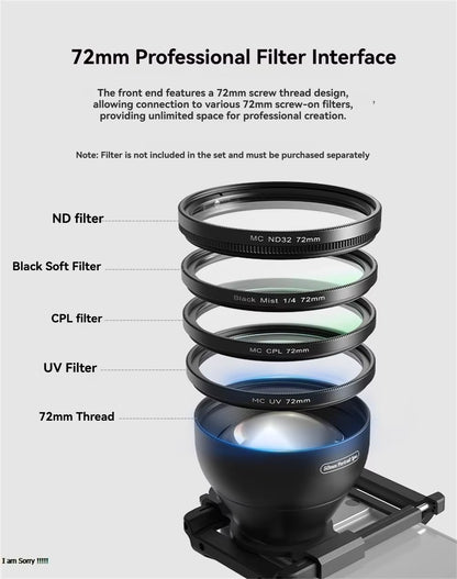 [New] Apexel 50mm Portrait Lens for Smartphones [2026]