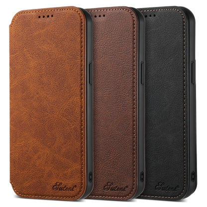 Suteni J06 Multifunctional Leather Magnetic Magsafe Phone Case, For iPhone 12/12 Pro, For iPhone 12 Pro Max, For iPhone 13, For iPhone 13 Pro, For iPhone 13 Pro Max, For iPhone 14, For iPhone 14 Pro, For iPhone 14 Plus Apple Accessories engsut4218 iPhone 14 Plus - Suteni - Mobile Lens - Mobile Camera Lens - Cellphone Accessories - Phone Lens - Smartphone Lens