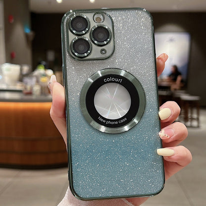 Gradient Glitter Electroplating MagSafe TPU Phone Case Apple Accessories enggra5940 More iPhone Cases - APEXEL INDIA - Mobile Lens - Mobile Camera Lens - Cellphone Accessories - Phone Lens - Smartphone Lens
