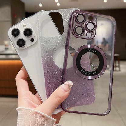 Gradient Glitter Electroplating MagSafe TPU Phone Case Apple Accessories enggra5940 More iPhone Cases - APEXEL INDIA - Mobile Lens - Mobile Camera Lens - Cellphone Accessories - Phone Lens - Smartphone Lens