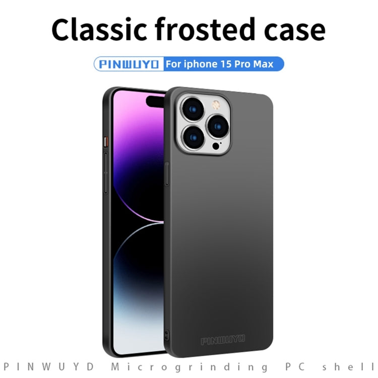PINWUYO Micro-Frosted PC Ultra-thin Hard Phone Case with Magsafe Magnetic Ring, For iPhone 15 Pro Max, For iPhone 15 Pro, For iPhone 15 Plus, For iPhone 15 Apple Accessories engpin4278 iPhone 15 Pro Max - PINWUYO - Mobile Lens - Mobile Camera Lens - Cellphone Accessories - Phone Lens - Smartphone Lens
