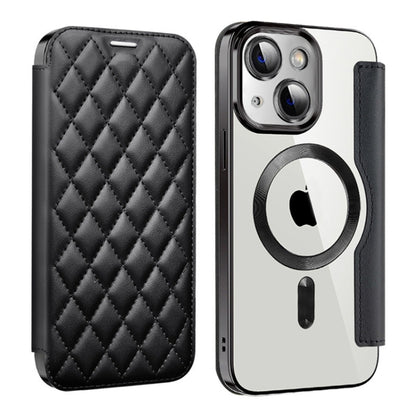 Shield Magsafe RFID Anti-theft Rhombus Leather Phone Case, For iPhone 14 Plus, For iPhone 14, For iPhone 14 Pro Apple Accessories engshi4295 iPhone 14 Plus - APEXEL INDIA - Mobile Lens - Mobile Camera Lens - Cellphone Accessories - Phone Lens - Smartphone Lens