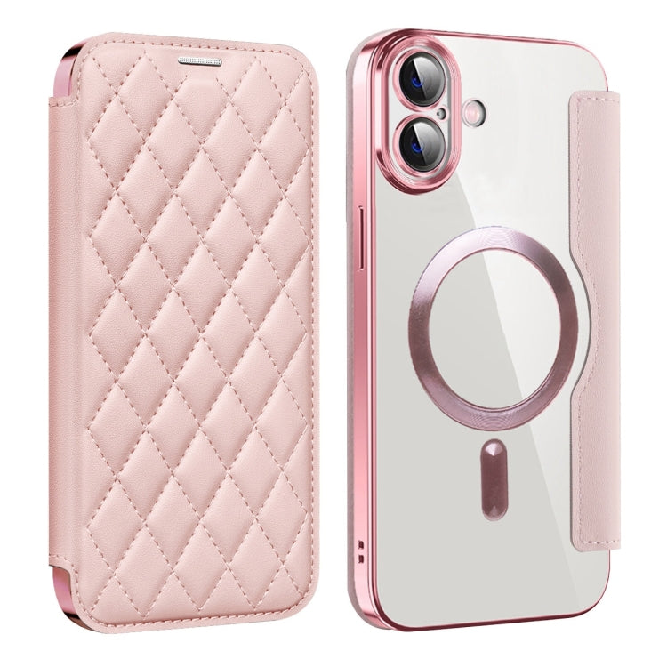 Shield Magsafe RFID Anti-theft Rhombus Leather Phone Case, For iPhone 16, For iPhone 16e, For iPhone 15 Pro Max Apple Accessories engshi4312 iPhone 16 - APEXEL INDIA - Mobile Lens - Mobile Camera Lens - Cellphone Accessories - Phone Lens - Smartphone Lens