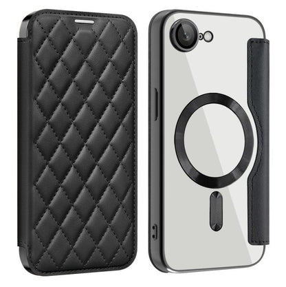 Shield Magsafe RFID Anti-theft Rhombus Leather Phone Case, For iPhone 16, For iPhone 16e, For iPhone 15 Pro Max Apple Accessories engshi4312 iPhone 16 - APEXEL INDIA - Mobile Lens - Mobile Camera Lens - Cellphone Accessories - Phone Lens - Smartphone Lens