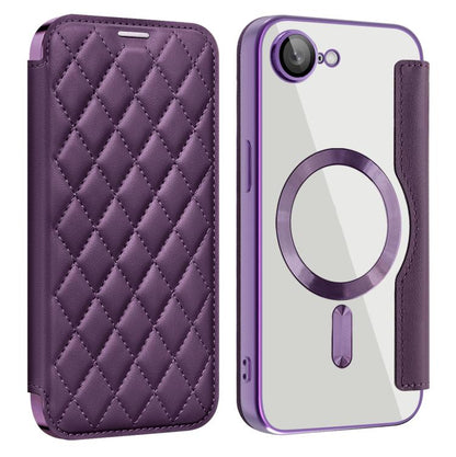 Shield Magsafe RFID Anti-theft Rhombus Leather Phone Case, For iPhone 16, For iPhone 16e, For iPhone 15 Pro Max Apple Accessories engshi4312 iPhone 16 - APEXEL INDIA - Mobile Lens - Mobile Camera Lens - Cellphone Accessories - Phone Lens - Smartphone Lens