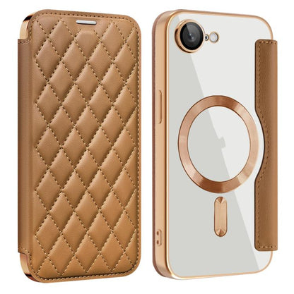 Shield Magsafe RFID Anti-theft Rhombus Leather Phone Case, For iPhone 16, For iPhone 16e, For iPhone 15 Pro Max Apple Accessories engshi4312 iPhone 16 - APEXEL INDIA - Mobile Lens - Mobile Camera Lens - Cellphone Accessories - Phone Lens - Smartphone Lens