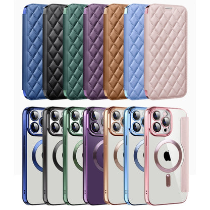 Shield Magsafe RFID Anti-theft Rhombus Leather Phone Case, For iPhone 11 Apple Accessories engshi5677 More iPhone Cases - APEXEL INDIA - Mobile Lens - Mobile Camera Lens - Cellphone Accessories - Phone Lens - Smartphone Lens