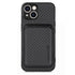 Carbon Fiber Leather Card Magsafe Phone Case, For iPhone 15 Apple Accessories engcar4356 iPhone 15 - APEXEL INDIA - Mobile Lens - Mobile Camera Lens - Cellphone Accessories - Phone Lens - Smartphone Lens
