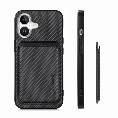 Carbon Fiber Leather Card Magsafe Phone Case, For iPhone 16, For iPhone 15 Pro Max, For iPhone 15 Pro, For iPhone 15 Plus Apple Accessories engcar4376 iPhone 16 - APEXEL INDIA - Mobile Lens - Mobile Camera Lens - Cellphone Accessories - Phone Lens - Smartphone Lens