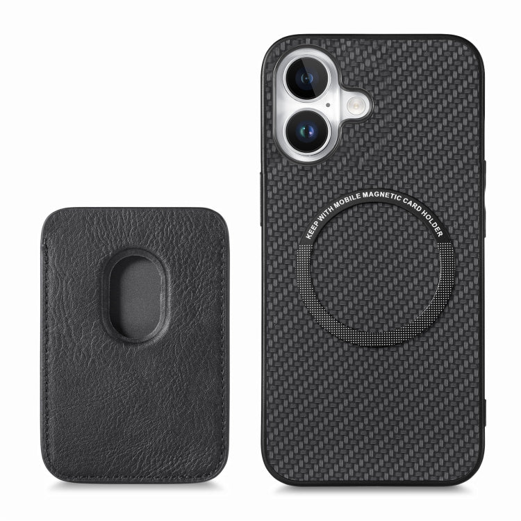 Carbon Fiber Leather Card Magsafe Phone Case, For iPhone 16, For iPhone 15 Pro Max, For iPhone 15 Pro, For iPhone 15 Plus Apple Accessories engcar4376 iPhone 16 - APEXEL INDIA - Mobile Lens - Mobile Camera Lens - Cellphone Accessories - Phone Lens - Smartphone Lens