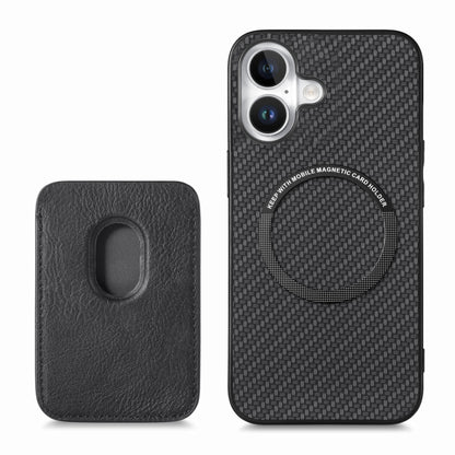 Carbon Fiber Leather Card Magsafe Phone Case, For iPhone 16, For iPhone 15 Pro Max, For iPhone 15 Pro, For iPhone 15 Plus Apple Accessories engcar4376 iPhone 16 - APEXEL INDIA - Mobile Lens - Mobile Camera Lens - Cellphone Accessories - Phone Lens - Smartphone Lens