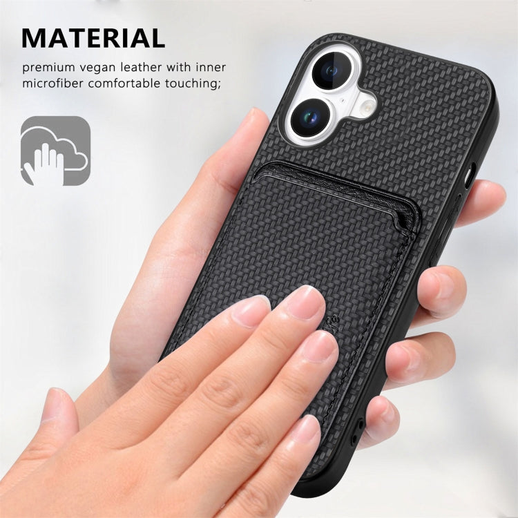 Carbon Fiber Leather Card Magsafe Phone Case, For iPhone 16, For iPhone 15 Pro Max, For iPhone 15 Pro, For iPhone 15 Plus Apple Accessories engcar4376 iPhone 16 - APEXEL INDIA - Mobile Lens - Mobile Camera Lens - Cellphone Accessories - Phone Lens - Smartphone Lens