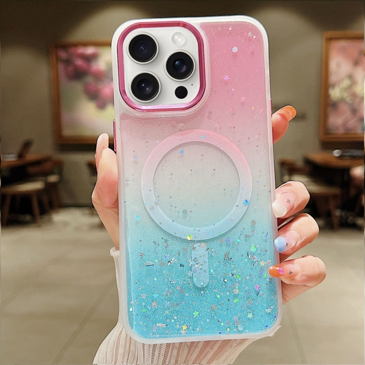 Multicolor Gradient Glitter Sequin MagSafe TPU Phone Case, For iPhone 15 Pro Max, For iPhone 15 Pro Apple Accessories engmul4396 iPhone 15 Pro Max - APEXEL INDIA - Mobile Lens - Mobile Camera Lens - Cellphone Accessories - Phone Lens - Smartphone Lens