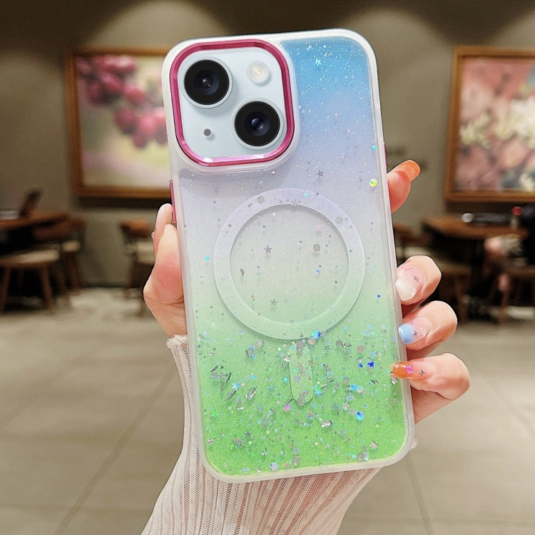 Multicolor Gradient Glitter Sequin MagSafe TPU Phone Case, For iPhone 15 Plus, For iPhone 15 Apple Accessories engmul4397 iPhone 15 Plus - APEXEL INDIA - Mobile Lens - Mobile Camera Lens - Cellphone Accessories - Phone Lens - Smartphone Lens