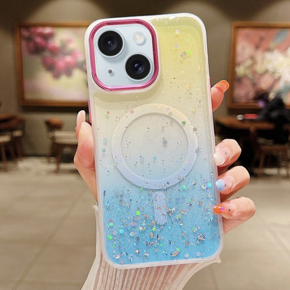 Multicolor Gradient Glitter Sequin MagSafe TPU Phone Case, For iPhone 15 Plus, For iPhone 15 Apple Accessories engmul4397 iPhone 15 Plus - APEXEL INDIA - Mobile Lens - Mobile Camera Lens - Cellphone Accessories - Phone Lens - Smartphone Lens
