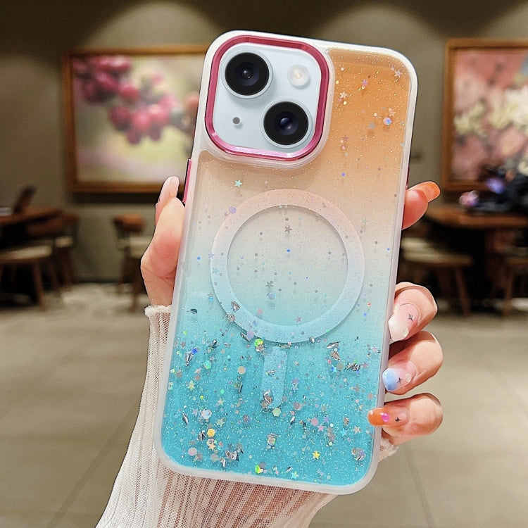 Multicolor Gradient Glitter Sequin MagSafe TPU Phone Case, For iPhone 15 Plus, For iPhone 15 Apple Accessories engmul4397 iPhone 15 Plus - APEXEL INDIA - Mobile Lens - Mobile Camera Lens - Cellphone Accessories - Phone Lens - Smartphone Lens