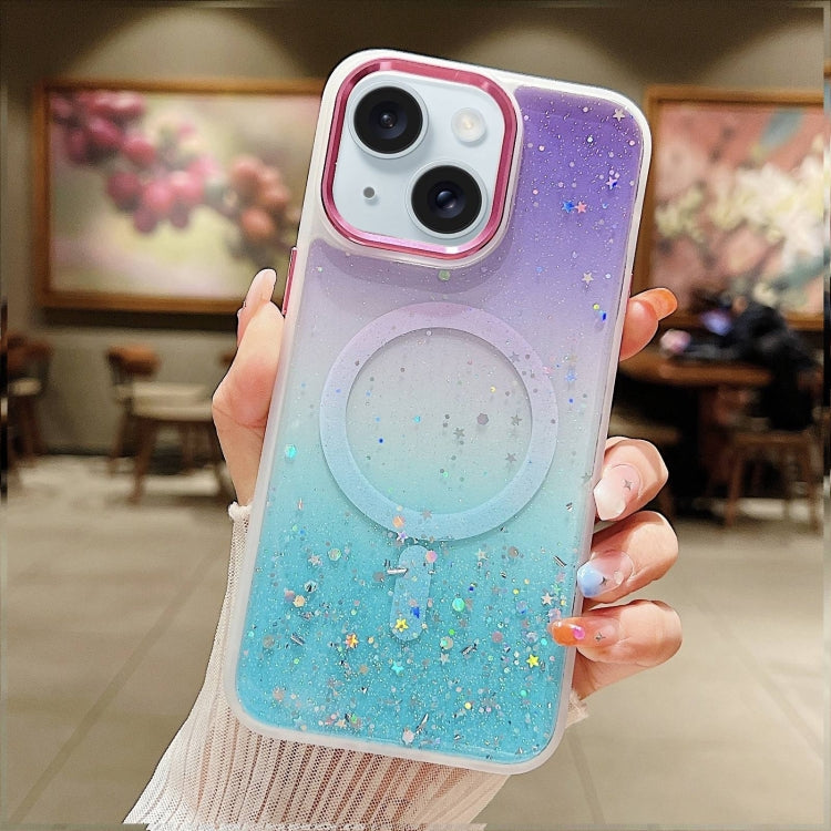 Multicolor Gradient Glitter Sequin MagSafe TPU Phone Case, For iPhone 15 Plus, For iPhone 15 Apple Accessories engmul4397 iPhone 15 Plus - APEXEL INDIA - Mobile Lens - Mobile Camera Lens - Cellphone Accessories - Phone Lens - Smartphone Lens