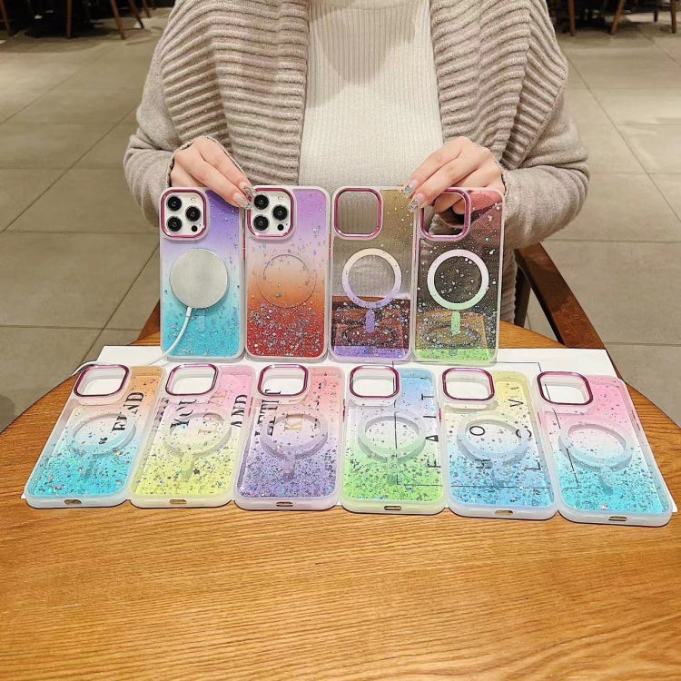 Multicolor Gradient Glitter Sequin MagSafe TPU Phone Case, For iPhone 15 Pro Max, For iPhone 15 Pro Apple Accessories engmul4396 iPhone 15 Pro Max - APEXEL INDIA - Mobile Lens - Mobile Camera Lens - Cellphone Accessories - Phone Lens - Smartphone Lens