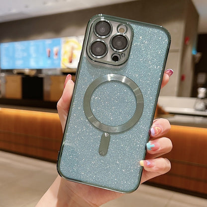 Glitter Electroplating MagSafe TPU Phone Case, For iPhone 16 Pro Max, For iPhone 16 Pro, For iPhone 16 Plus Apple Accessories enggli4399 iPhone 16 Pro Max - APEXEL INDIA - Mobile Lens - Mobile Camera Lens - Cellphone Accessories - Phone Lens - Smartphone Lens