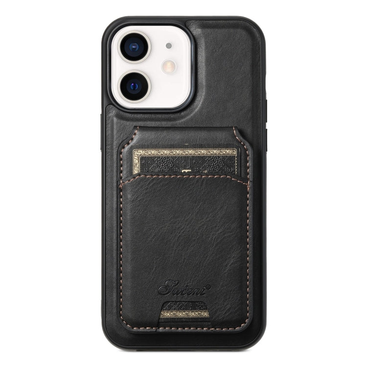 Suteni H15 MagSafe Oil Eax Leather Detachable Wallet Back Phone Case, For iPhone 12, For iPhone 12 Pro Max, For iPhone 12 Pro Apple Accessories engsut5675 More iPhone Cases - Suteni - Mobile Lens - Mobile Camera Lens - Cellphone Accessories - Phone Lens - Smartphone Lens
