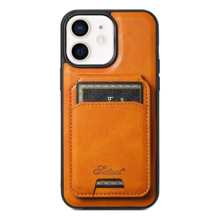 Suteni H15 MagSafe Oil Eax Leather Detachable Wallet Back Phone Case, For iPhone 12, For iPhone 12 Pro Max, For iPhone 12 Pro Apple Accessories engsut5675 More iPhone Cases - Suteni - Mobile Lens - Mobile Camera Lens - Cellphone Accessories - Phone Lens - Smartphone Lens