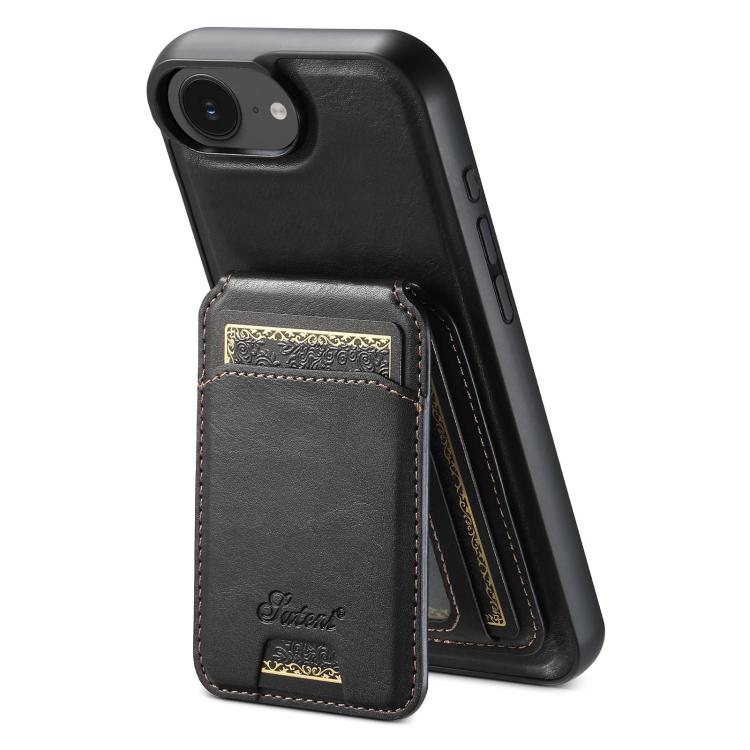 Suteni H15 MagSafe Oil Eax Leather Detachable Wallet Back Phone Case, For iPhone 16e, For iPhone 16 Pro Max, For iPhone 16 Pro, For iPhone 16 Plus Apple Accessories engsut4422 iPhone 16e - Suteni - Mobile Lens - Mobile Camera Lens - Cellphone Accessories - Phone Lens - Smartphone Lens