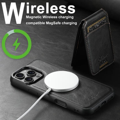 Suteni H15 MagSafe Oil Eax Leather Detachable Wallet Back Phone Case, For iPhone 16e, For iPhone 16 Pro Max, For iPhone 16 Pro, For iPhone 16 Plus Apple Accessories engsut4422 iPhone 16e - Suteni - Mobile Lens - Mobile Camera Lens - Cellphone Accessories - Phone Lens - Smartphone Lens