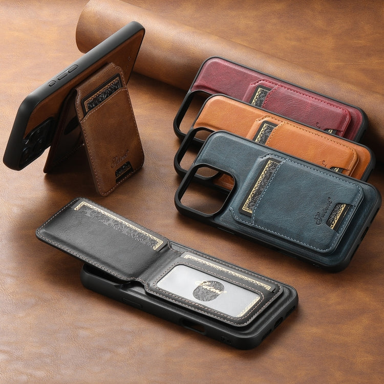 Suteni H15 MagSafe Oil Eax Leather Detachable Wallet Back Phone Case, For iPhone 12, For iPhone 12 Pro Max, For iPhone 12 Pro Apple Accessories engsut5675 More iPhone Cases - Suteni - Mobile Lens - Mobile Camera Lens - Cellphone Accessories - Phone Lens - Smartphone Lens