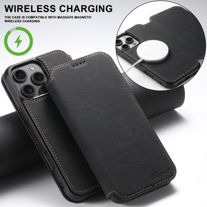 Suteni J06 Retro Matte Litchi Texture Leather MagSafe Phone Case, For iPhone 16 Pro Max, For iPhone 16 Pro, For iPhone 16 Plus, For iPhone 16, For iPhone 15 Pro Max, For iPhone 15 Pro, For iPhone 15 Plus, For iPhone 15 Apple Accessories engsut4425 iPhone 16 Pro Max - Suteni - Mobile Lens - Mobile Camera Lens - Cellphone Accessories - Phone Lens - Smartphone Lens