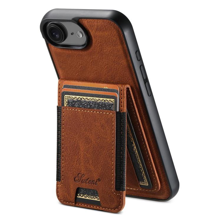 Suteni H17 Litchi Texture Leather MagSafe Detachable Wallet Phone Case, For iPhone 16e, For iPhone 16 Pro Max, For iPhone 16 Pro, For iPhone 16 Plus, For iPhone 16, For iPhone 15 Pro Max Apple Accessories engsut4460 iPhone 16e - Suteni - Mobile Lens - Mobile Camera Lens - Cellphone Accessories - Phone Lens - Smartphone Lens