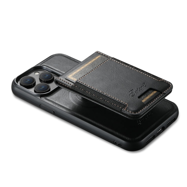 Suteni H17 Oil Eax Leather MagSafe Detachable Wallet Phone Case, For iPhone 14 Pro Max, For iPhone 13 Pro Max, For iPhone 13 Pro, For iPhone 13 Apple Accessories engsut4442 iPhone 14 Pro Max - Suteni - Mobile Lens - Mobile Camera Lens - Cellphone Accessories - Phone Lens - Smartphone Lens