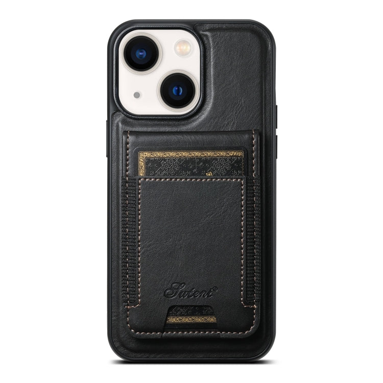 Suteni H17 Oil Eax Leather MagSafe Detachable Wallet Phone Case, For iPhone 14 Pro Max, For iPhone 13 Pro Max, For iPhone 13 Pro, For iPhone 13 Apple Accessories engsut4442 iPhone 14 Pro Max - Suteni - Mobile Lens - Mobile Camera Lens - Cellphone Accessories - Phone Lens - Smartphone Lens