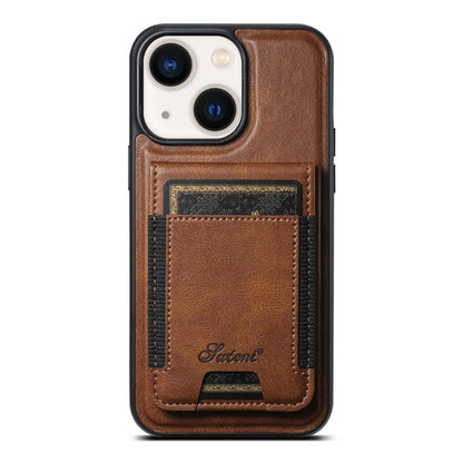 Suteni H17 Oil Eax Leather MagSafe Detachable Wallet Phone Case, For iPhone 14 Pro Max, For iPhone 13 Pro Max, For iPhone 13 Pro, For iPhone 13 Apple Accessories engsut4442 iPhone 14 Pro Max - Suteni - Mobile Lens - Mobile Camera Lens - Cellphone Accessories - Phone Lens - Smartphone Lens