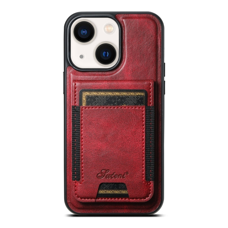 Suteni H17 Oil Eax Leather MagSafe Detachable Wallet Phone Case, For iPhone 14 Pro Max, For iPhone 13 Pro Max, For iPhone 13 Pro, For iPhone 13 Apple Accessories engsut4442 iPhone 14 Pro Max - Suteni - Mobile Lens - Mobile Camera Lens - Cellphone Accessories - Phone Lens - Smartphone Lens